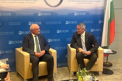 Prime Minister Dimitar Glavchev meets OECD Secretary-General Mathias Cormann