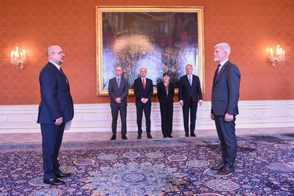 The newly appointed Ambassador of Bulgaria to the Czech Republic presented his credentials to the President of the Czech Republic