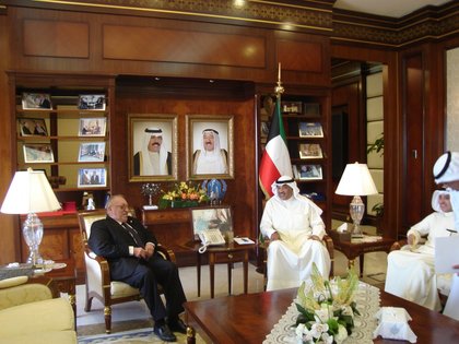 Първият вицепремиер и министър на външните работи на Кувейт прие българския посланик във връзка с приключването на неговия мандат 