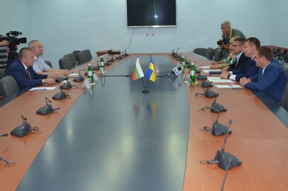 Среща на посланик Красимир Минчев с председателя на Областната държавна администрация на Херсонска област Андрей Гордеев