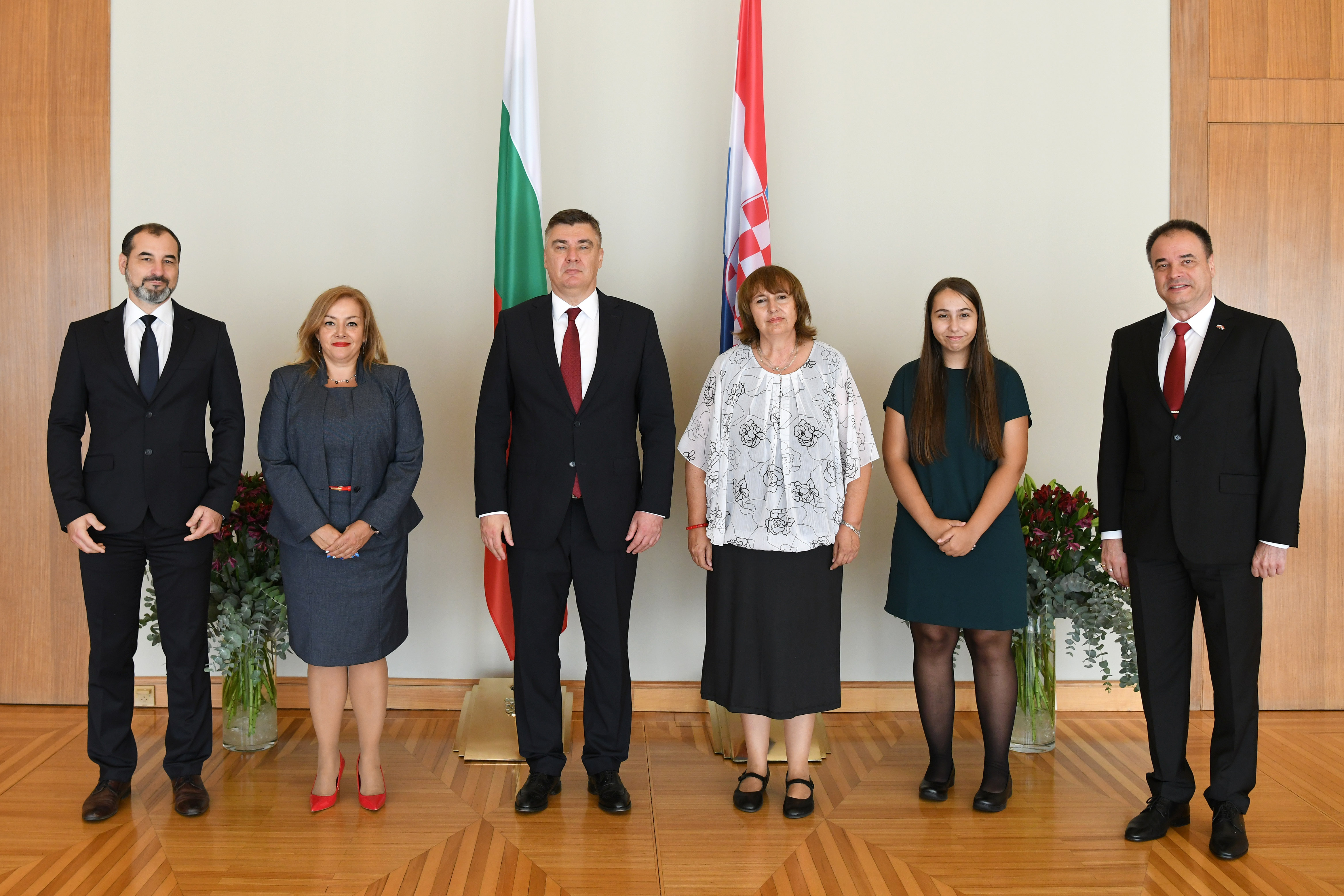 Iva Kruleva, Ambassador Extraordinary and Plenipotentiary of the Republic of Bulgaria to the Republic of Croatia presented her credentials to Croatian President Zoran Milanovic