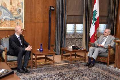 Посланик Ясен Томов се срещна с председателя на Парламента на Ливанската Република Набих Бери