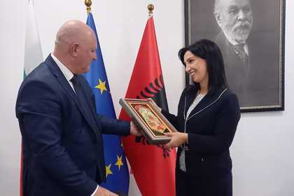 Посещение на министъра на образованието и науката проф. Цоков в Р Албания