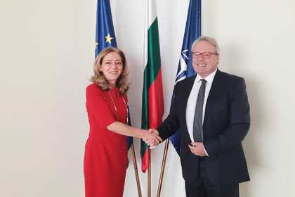 Заместник-министър Елена Шекерлетова прие посланика на Франция