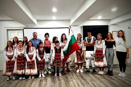 The Consul General Angel Angelov visited the Bulgarian School in Nantucket, Massachusetts