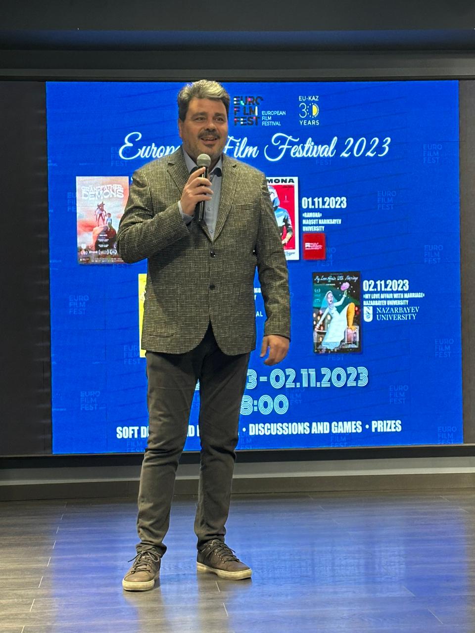 Ambassador Boyan Hadjiev took part in the days of European cinema in Kazakhstan