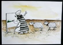 BULGARIAN CARTOON EXHIBITED IN THE NATIONAL LIBRARY IN KIEV