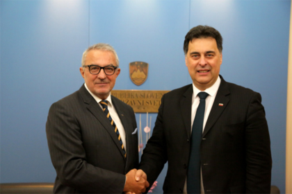 Прощална среща на посланик Иван Сираков с председателя на Държавния съвет на Словения