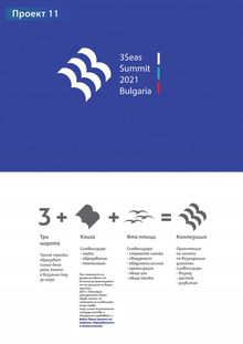 Logo of the Bulgarian Hosting of the Initiative "Three Seas"