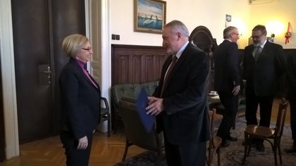 Посланик Уляна Богданска беше акредитирана за Представител на България в Дунавската комисия