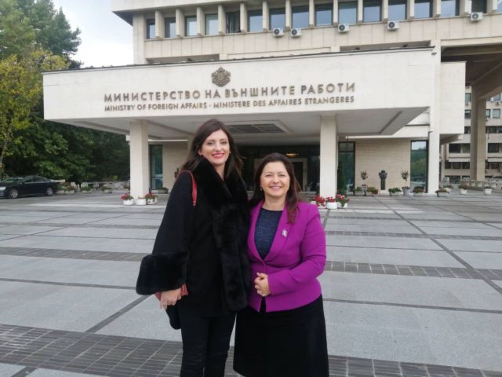 OFFICIAL VISIT OF THE DIRECTOR OF THE NATIONAL ART GALLERY FROM SKOPJE DITA STAROVA - KERIMI IN SOFIA