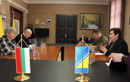 Среща на посланик Августина Цветкова с министъра на отбраната на БиХ Марина Пендеш