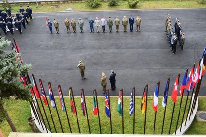 Отбелязване на националния празник на България от Многонационалната дивизия на НАТО в Румъния