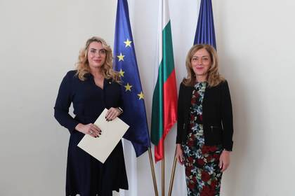 Deputy Minister Elena Shekerletova received copies of the credentials of the newly appointed Ambassador of the Principality of Andorra