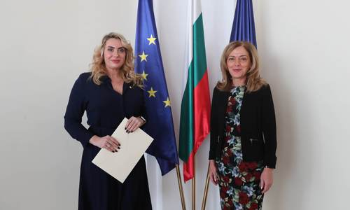 Deputy Minister Elena Shekerletova received copies of the credentials of the newly appointed Ambassador of the Principality of Andorra