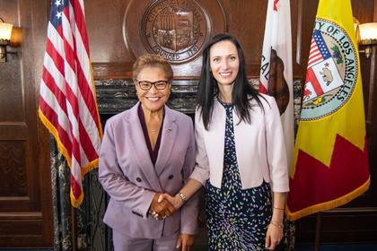 Работно посещение на вицепремиера и министър на външните работи Мария Габриел в Лос Анджелис, Калифорния