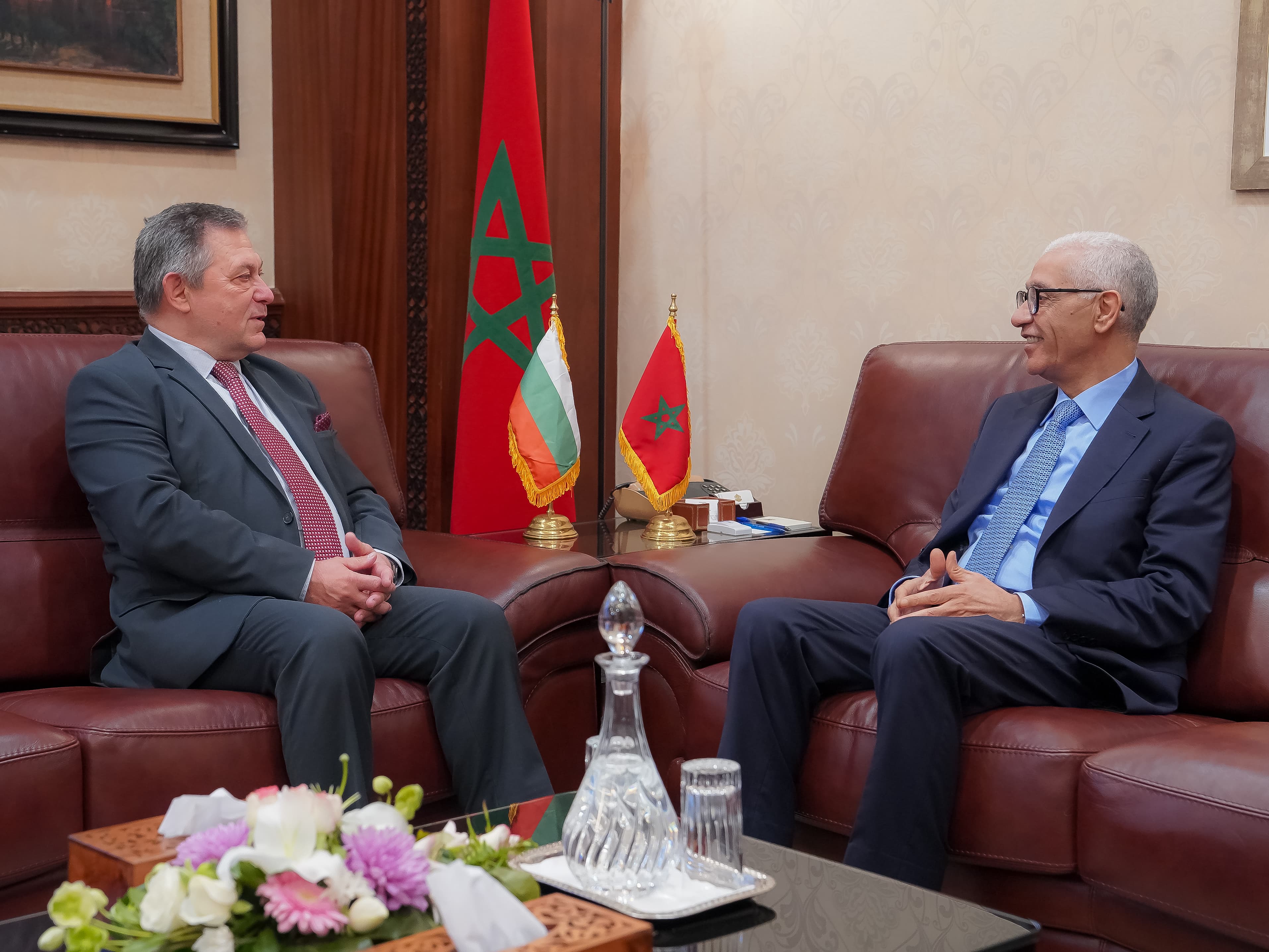 Посланикът на България в Рабат се срещна с председателя на Камарата на представителите на Кралство Мароко