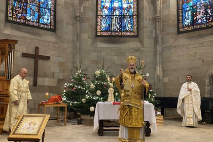 Предрождествена Света Архиерейска литургия в Женева
