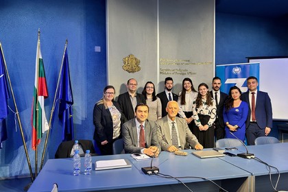 68th anniversary of Bulgaria's accession to the United Nations. Briefing of the Bulgarian Youth Delegates to the UN