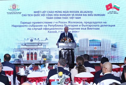 Посолството организира прием по случай посещението на председателя на Народното събрание Росен Желяков във Виетнам