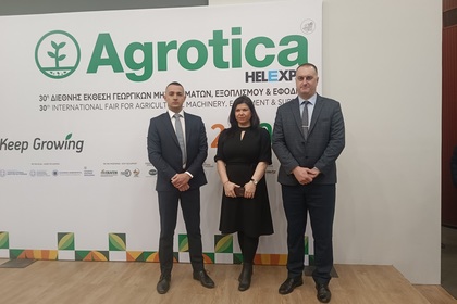 Българско участие на церемонията по откриване на ежегодното международно изложение „Агротика“ в Солун
