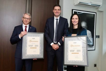 The Prime Minister Acad. Nikolay Denkov and Deputy Prime Minister Mariya Gabriel were named ‘Politicians of the Year 2023’ 