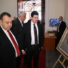 Председателят на Народното събрание Росен Желязков и председателят на Народното събрание на Албания Линдита Никола откриха изложбата "Дипломация и изкуство" в албанския парламент