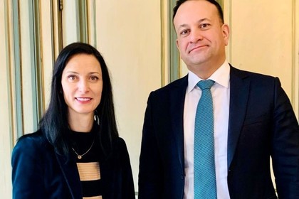 Mariya Gabriel and Leo Varadkar: Ireland supports Bulgaria for the euro area and the OECD