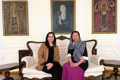 Среща на посланик Николина Кунева с представителя на ВКБООН в Иран г-жа Юмико Такашима 