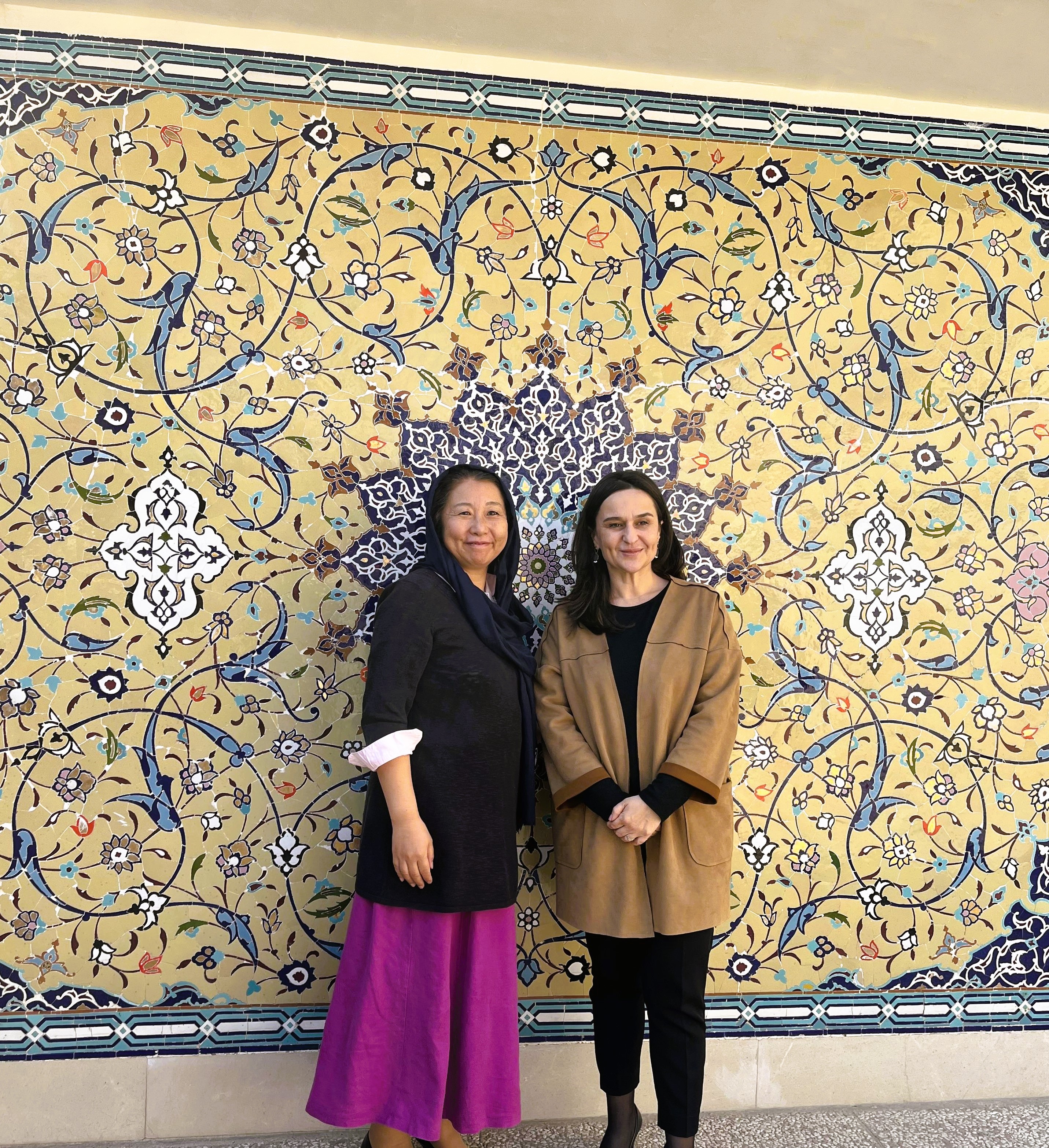 Ambassador Nikolina Kuneva welcomed at the Embassy in Teheran Mrs. Yumiko Takashima, Representative of UNHCR in Iran