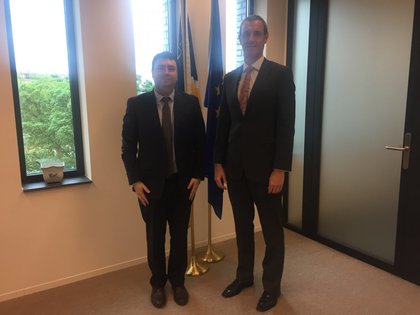Среща на посланик Румен Александров с директора на Европол Роб Уейнрайт
