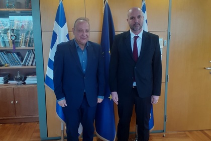 Генералният консул Антон Марков проведе среща с кмета на Солун Стелиос Ангелудис в сградата на общината