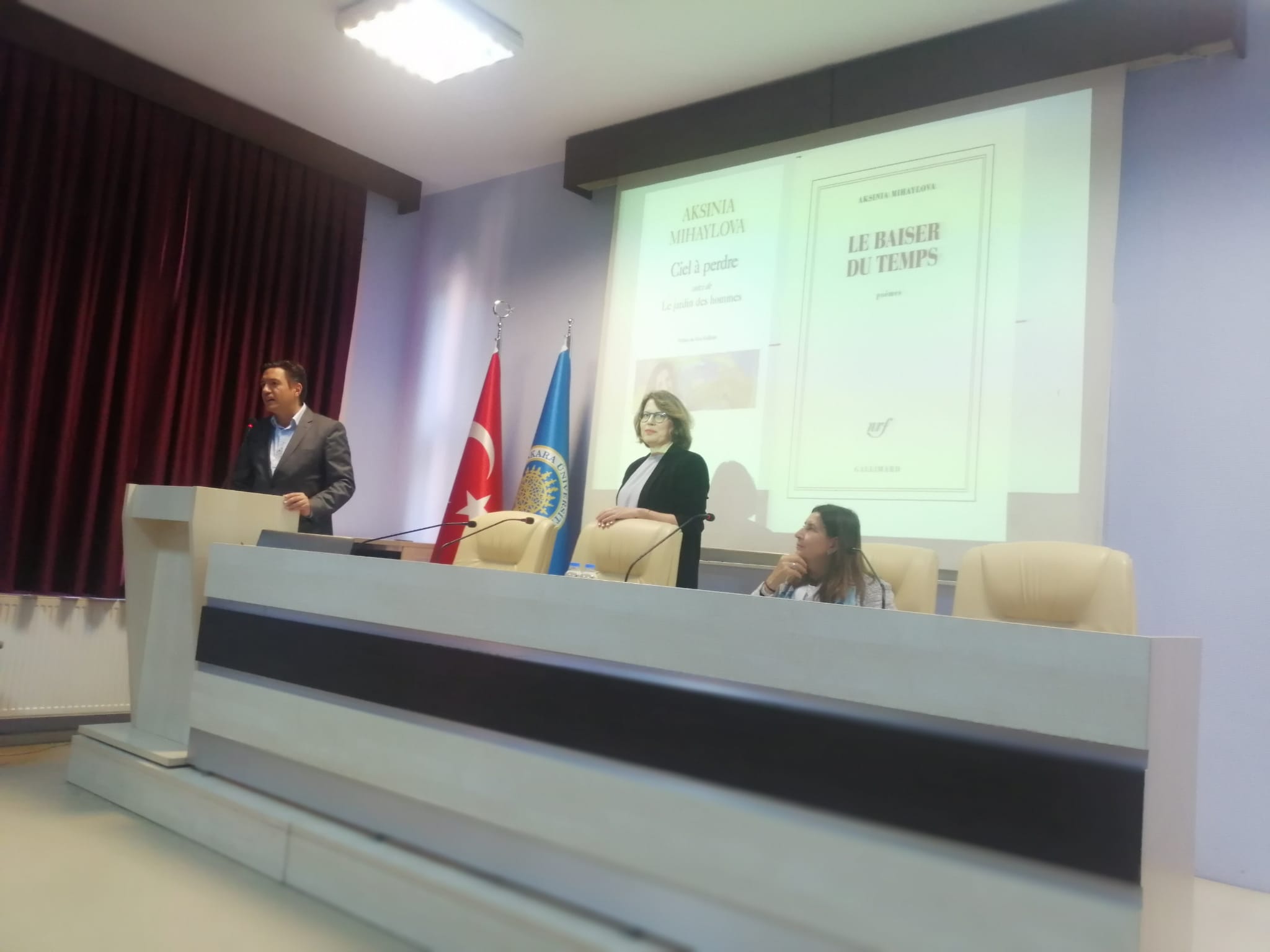 Събития в Анкара с участието на българската поетеса Аксиния Михайлова в рамките на Франкофония 2024 – Турция.