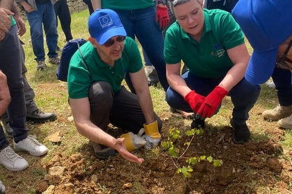 Bulgarian Embassy in Beirut participated in a one-day project aimed at awareness raising for minors related to their responsibility for saving the environment at a local level.