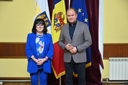 Посланикът на България в Молдова Мая Добрева проведе среща с кмета на Кишинев Йон Чебан