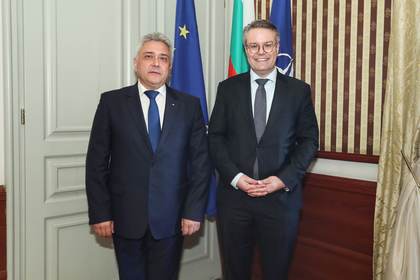 Minister Stefan Dimitrov met with Dr. Tobias Lindner, Minister of State at the German Federal Foreign Office 