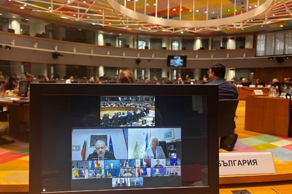 Permanent Secretary of the Ministry of Foreign Affairs Ivan Kondov took part in the extraordinary informal video conference meeting of the Foreign Affairs Council 