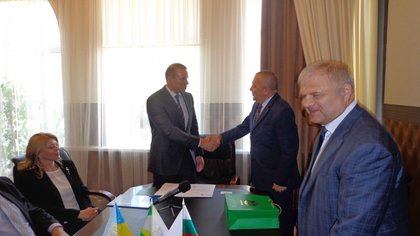 Откриване на кабинети за интерактивно езиково обучение в университети в гр. Мелитопол и гр. Бердянск