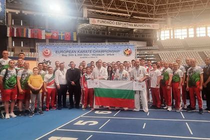 Медали за българските каратисти от Европейския шампионат по карате за юноши и възрастни, който се проведе на 24 и 25 май 2024 г. в град Валенсия