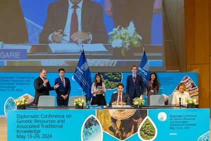 Ambassador Yuri Sterk signed the Final Act of the World Intellectual Property Organization (WIPO) Diplomatic Conference
