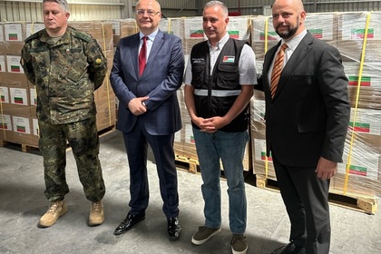 Изпратена българска хуманитарна помощ за Газа чрез Йорданската Хашемитска благотворителна организация (Jordanian Hashemite Charity Organization-JHCO) 