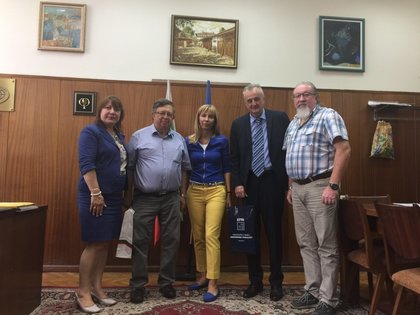 Среща на ръководството на Фармацевтичния факултет в София с представител на Икономическия факултет в гр. Риека