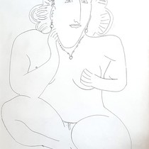 Sitting figure
