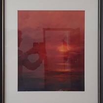 Sunset in red