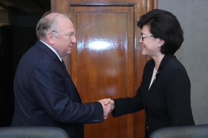 The Permanent Secretary, Mr. Svetlan Stoev, met with the Special Representative for the CEE-China Cooperation Initiative, Ms. Jiang Yu