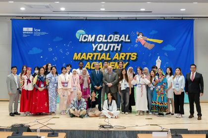 Посланик Петър Крайчев с приветствие при откриването на Global Youth Martial Arts Academy 2024