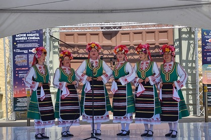 The folklore group "Rodina" and the Embassy of Bulgaria in Ottawa represented our country at the EU Cultural Fair in the Canadian capital on July 13