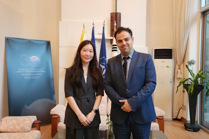 Среща в посолството с представители на Hyundai Engineering & Construction (HDEC)