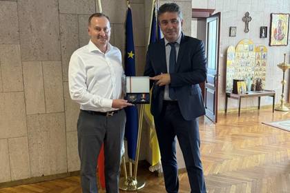 Посещение на г-н Микола Скрипковский, водещ украински бизнесмен и почетен консул на Молдова в Украйна, в посолството на Република България в Киев