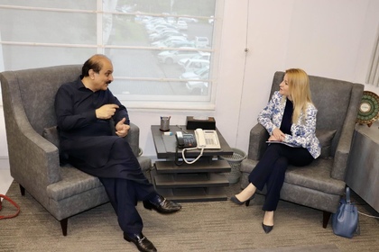 Meeting of Ambassador Irena Gancheva at the Ministry of Federal Education and Professional Training of Pakistan 
